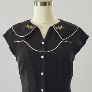 Voodoo Vixen Black Bumblebee Darlene Dress